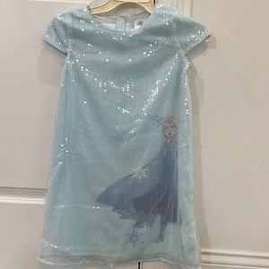 Disney Store Iridescent Sequin Elsa Dress